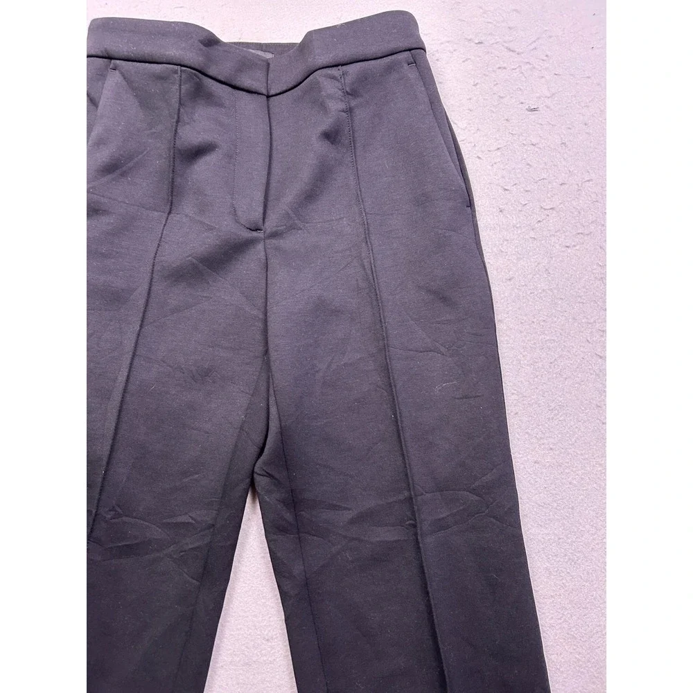 Ann Taylor Pants Double Knit Polyester Viscose Black Size 8 Womens